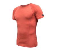 T-shirt thermique homme à manches courtes Sensor Merino Wool Active M terre cuite