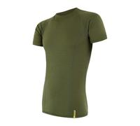 T-shirt thermique homme à manches courtes Sensor Merino Wool Active XL safari