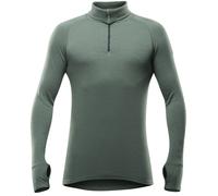 T-shirt thermique homme à manches longues Devold Expedition col roulé avec fermeture éclair XXL forêt