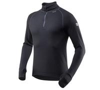 T-shirt thermique homme à manches longues Devold Expedition col roulé avec fermeture éclair XXL noir