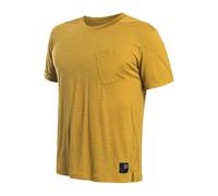 T-shirt thermique homme - manches courtes Sensor Merino Air Relax Fit Traveller XL moutarde