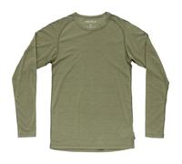 Devold of Norway - T-shirt thermique en laine de mérinos - Lauparen Merino 190 Base Shirt M Lichen pour Homme en Laine - Taille S - Vert Vert S