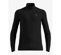 T-shirt thermique Odlo Active Warm demi-zip manches longues noir pur - M