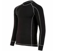 T-shirt thermique Outdoor Bamboo Base Layer Long Sleeve 190 Highlander - Black M