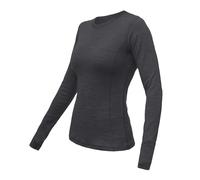 T-shirt thermique pour femme à manches longues Sensor Merino Bold L gris anthracite