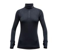 T-shirt thermique pour femme Devold Expedition à col roulé avec fermeture éclair XS noir