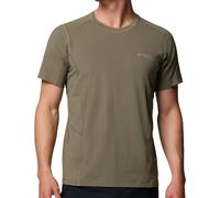 T-shirt thermoactif Diamond Peak Pro Short Sleeve Columbia - Stone Green M