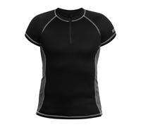 T-shirt thermoactif Forces Protech Zip Neck Base Layer Highlander - Black/Grey L