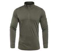 T-shirt Icebreaker Merino 200 Oasis à manches longues et demi-zip vert kaki - XL