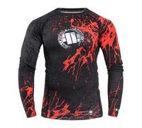 T-shirt thermoactif LongSleeve Rashguard Blood Dog II Pitbull - Black L