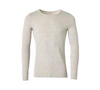 Damart - T-Shirt Thermolactyl Col Rond, Côtes Molletonnées, Homme, Gris Chiné, Taille XL, Manches Longues