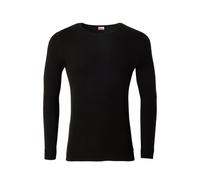 Damart - T-Shirt Thermolactyl col Rond, côtes molletonnées Homme Noir Taille XXL (118-125)