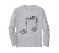 T-Shirt Things Musicals Taught Me #1b - Note Théâtre Musical Manche Longue