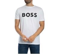 Hugo Boss T-shirt Hommes Thinking 1 – Jersey de coton, grand logo imprimé