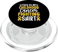 T-Shirt « This is My Childhood Cancer Fighting » PopSockets PopGrip pour MagSafe