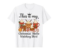 T-Shirt « This is My Christmas Movies Watching Shirt » pour Hommes, Femmes, Enfants T-Shirt