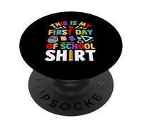 T-Shirt « This is My First Day of School » PopSockets PopGrip Adhésif