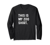 T-Shirt « This is My Zoo » - Animaux Sauvages préférés des Enfants Manche Longue