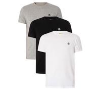 Timberland Basic Jersey Slim Short Sleeve T-shirt 3 Units Blanc M Homme