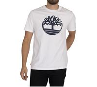 T-shirt Timberland Kennebec River Logo manche courte blanc noir - S