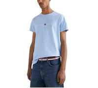 T-Shirt Tommy Hilfiger Logo Tee Bleu pour Homme S