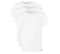 Tommy Hilfiger T-Shirts Manches Courtes Lot de 3 Homme Stretch Col en V, Blanc (White/White/White), M
