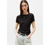 T-shirt Tommy Jeans Denim Buddies manches courtes noir pur femme - L