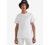 T-shirt Tommy Jeans Original Flag manches courtes blanc. - M
