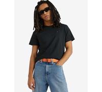 T-shirt Tommy Jeans Original Flag manches courtes noir. - L