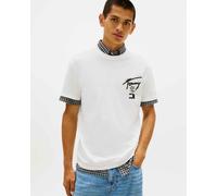 Tommy Hilfiger Regular City Sign Ss Tee Ecru Taille: S | T-shirts avec imprimés Outlet | Homme | Marron