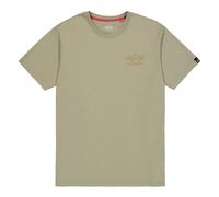 T-shirt Tonal Logo Print Alpha Industries - Olive L
