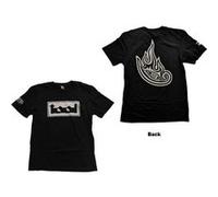 T-shirt tool flame spiral unisexe noir taille m Noir G