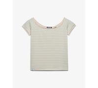 T-shirt top bardot à épaules dénudées femme Superdry Rose S