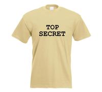 T-Shirt Top Secret Pour Hommes Funshirt Imprimé Design