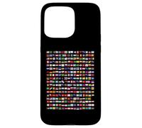 T-Shirt « Tous Les Pays » Drapeaux du Monde « 287 Flag International » Coque pour iPhone 15 Pro Max