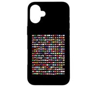 T-Shirt « Tous Les Pays » Drapeaux du Monde « 287 Flag International » Coque pour iPhone 16 Plus