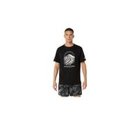 T shirt trail asics fujitrail logo noir homme
