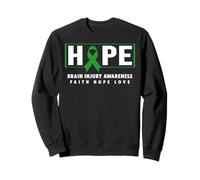 T-Shirt Traumatic Brain Blessures cérébrales - Hope Brain Injury Awareness Sweatshirt
