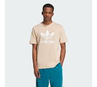 ADIDAS ORIGINALS T-Shirt 'Adicolor Trefoil' beige / blanc, Taille S