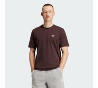 ADIDAS ORIGINALS T-Shirt 'Trefoil Essentials' marron / blanc, Taille S