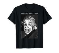 T-Shirt Trendy Apparel Unisex Adulte Noir S Manche Courte Albert Einstein Logic Quote