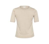 T-shirt tricot femme KAFFE Curve Lizzy Beige XL