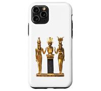 T-Shirt Trinité égyptienne dorée Horus Osiris et Isis Statue Coque pour iPhone 11 Pro