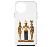 T-Shirt Trinité égyptienne dorée Horus Osiris et Isis Statue Coque pour iPhone 12 Mini