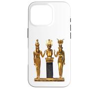 T-Shirt Trinité égyptienne dorée Horus Osiris et Isis Statue Coque pour iPhone 16 Pro