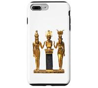 T-Shirt Trinité égyptienne dorée Horus Osiris et Isis Statue Coque pour iPhone 7 Plus/8 Plus