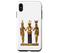 T-Shirt Trinité égyptienne dorée Horus Osiris et Isis Statue Coque pour iPhone XS Max