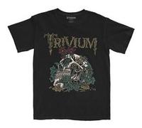 T-shirt trivium skelly flower unisexe noir taille xxl Noir G