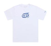 Troy Lee Designs Badge Short Sleeve T-shirt Blanc S