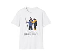 T-Shirt - Tu t'appelles Bernard Morin - Les bronzés Font du Ski (FR/ES, Numérique, 46, Taille Normale, Taille Normale, Blanc)